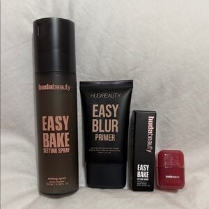 Huda Beauty Easy Bake Setting Spray and Primer Set - Black